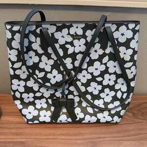 Kate Spade Brynn Graphic Bloom Floral Tote Bag
